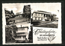 AK Bad Soden A. Ts., Hotel & Erholungsheim St. Elisabeth - Bad Soden