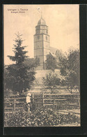 AK Usingen I. Taunus, Blick Zur Evang. Kirche - Usingen