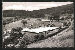 AK Herborn, Blick Zum Schwimmbad - Herborn