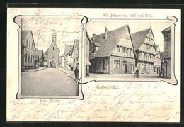 AK Quakenbrück, Hohe Pforte, Alte Häuser Von 1667 Und 1662 - Quakenbrück