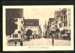 AK Marbach, Marktstrasse - Marbach