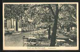 AK Bad Helmstedt, Gartenpartie Im Gasthaus Brunnengarten - Helmstedt