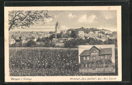 AK Usingen / Taunus, Gasthaus Zum Bahnhof, Totalansicht Vom Ort - Usingen