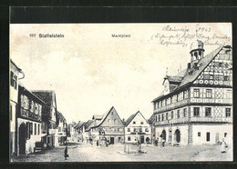 AK Staffelstein, Marktplatz Mit Rathaus - Staffelstein