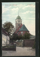 AK Usingen / Taunus, Blick Zur Evangelischen Kirche - Usingen