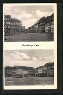 AK Radeberg I. Sa., Markt, Mehrfachansichten - Radeberg