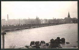 AK Nürnberg, Brücke Bei Hochwasser 1909 - Inondations