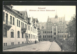 AK Salzwedel, Wallstrasse Mit Höherer Mädchenschule - Salzwedel