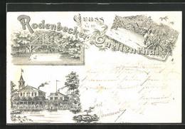 Lithographie Hamburg-Bergstedt, Restaurant Rodenbecker Quellental - Wandsbek