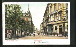 AK Mönchengladbach, Strassenpartie Am Hotel Elberfelder-Hof - Mönchengladbach