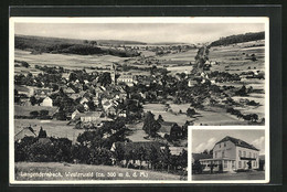 AK Langendernbach /Westerwald, Gasthof Zur Post, Ortsansicht Aus Der Vogelschau - Langen