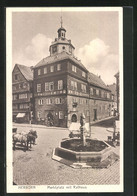 AK Herborn, Marktplatz Mit Rathaus - Herborn