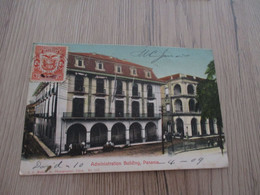CPA  Panama Administration Building  1 Old Stamps   Paypal Ok Out Of EU - Panamá