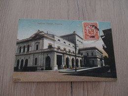 CPA  Panama National Theater 1 Old Stamps   Paypal Ok Out Of EU - Panamá