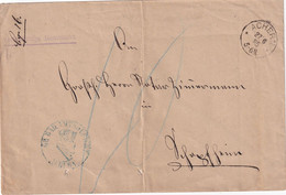 BADEN 1885 LETTRE EN FRANCHISE DE ACHERN - Cartas & Documentos