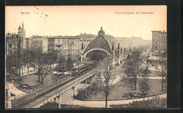 AK Berlin-Schöneberg, Nollendorfplatz Mit Hochbahn - Métro