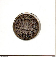 Suisse. 1 Franc 1886 - 1 Franken