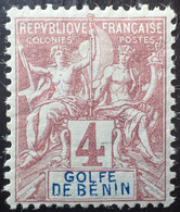R2740/769 - 1893 - COLONIES FR. - BENIN - N°22 NEUF* - Ungebraucht