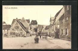 AK Hersbruck, Restaurant Hans Müller, Strassenpartie - Hersbruck