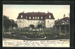 AK Herrnhut, Herrschaftshaus, Garten - Herrnhut