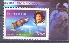 2013. Kyrgyzstan, 50y Of First Flight In Space On V. Tereshkova, 1v, Mint/** - Kirgizië