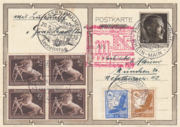 Zeppelin - 1938 - Allemagne - Carte Postal Du 20/08/1939 - Vers - Zeppelins