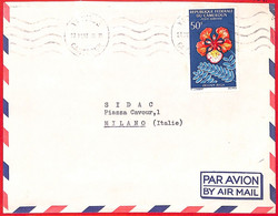 Aa3842  - CAMEROUN Cameroon - Postal History - COVER To ITALY 1967 - Flowers - Burkina Faso (1984-...)