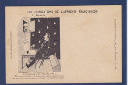 CPA Franc Maçonnerie Maçonnique Masonic Non Circulé Satirique Caricature Librairie Antisémite - Philosophy