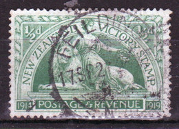 New Zealand 1920 King George V ½d Green Stamp Victory Stamp In Fine Used. - Gebruikt