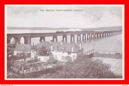 CPA  WORMIT.(Ecosse).  Tay Bridge From Wormit, Dundee,  Train Sur Le Pont. ..*5264 - Fife
