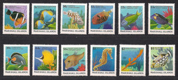 Marshall Islands 1988 Yvertn° 172-183 *** MNH Cote 35 € Faune Marine Poissons Vissen Fish - Marshall