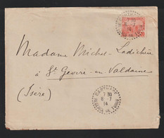 Tunisie - Lettre De 1914 Obl "Carthage" - Lettres & Documents