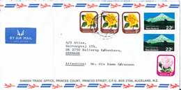 New Zealand Air Mail Cover Sent To Denmark 1978  (the Cover Is Bended In The Left Side) - Luchtpost