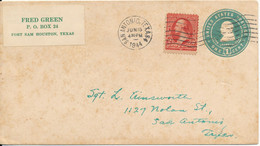 USA Uprated Postal Stationery Cover San Antonio Tex. 15-6-1946 (the Backside Of The Cover A Little Damaged By Opening) - 1941-60