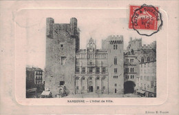 AUDE - CARTE DE NARBONNE POUR DAX - CONVOYEUR LIGNE - CETTE A TOULOUSE - 22-4-1913. - 1877-1920: Semi Modern Period