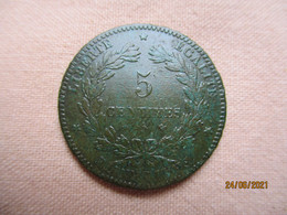 France 5 Centimes 1875 A - 5 Centimes