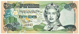 Bahamas - 50 Cents - 1/2 Dollar - 2001 - Pick: 68 - Unc. - Serie A - Queen Elizabeth II - Bahama's
