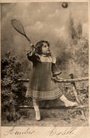 Tennis - Sport - Enfant Fillette Et Sa Raquette - Cpa Scolik , Wien - Vienne Autriche Austria - Tennis