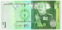 Tonga - 1 Pa'anga - ND ( 2008 ) - Pick 37 - Unc. - Prefix B - King Tupou V - Tonga