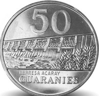 Paraguay Coin 50 Guaranies, Acaray Dam, 2011, UNC - Paraguay