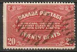 Canada 1922 Sc E2a  Special Delivery Used - Express