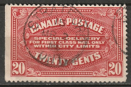 Canada 1922 Sc E2a  Special Delivery Used Stratford ON CDS - Special Delivery