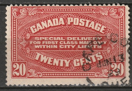 Canada 1922 Sc E2a  Special Delivery Used Cape Cove QC CDS - Correo Urgente