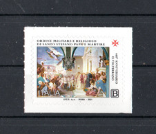 ITALIA  :  Ordine Religioso, Militare Santo Stefano Papa E Martire - 1 Val.  MNH**  Del  18.06.2021 - 2021-...: Mint/hinged