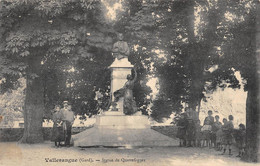 CPA 30 VALLERANGUE STATUE DE QUATREFAGGES - Autres & Non Classés