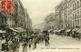 Tour Paris 4ème * N°1844 * Rue St Antoine - Arrondissement: 04