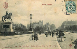 Tour Paris 1er & 6ème * N°120 * Le Pont Neuf , Statue D'henri IV - Distretto: 01