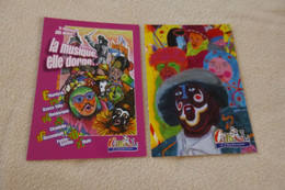 LOT DE 2 CARTES FANTAISIE..ILLUSTRATIONS PUBLICITAIRES "CARNAVAL DE DUNKERQUE" .. - Carnaval