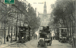 Paris 1er & 4ème * La Station Des Autobus , Avenue Victoria * Bus * Tramway Passy Tram - Distrito: 01