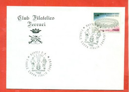 D1-ANNULLI SPECIALI-MARCOFILIA -CALCIO-NAPOLI - NAPOLI-VICENZA - COPPA ITALIA - Cartas